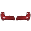 2016-2023 Toyota Tacoma Rear Bumper Covers Chrome Delete Kit Barcelona Red (3R3) Sensors