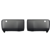 2014-2021 Tundra Rear Bumper Overlays - BumperShellz Chrome Delete Kit Matte Black Sensors