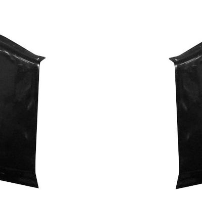 2018-2020 F150 Front Bumper Cover (Side Sections) Chrome Delete Kit No Gloss Black