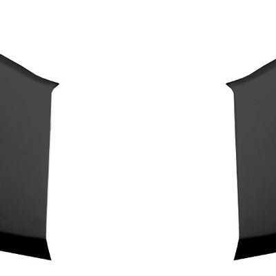 2018-2020 F150 Front Bumper Cover (Side Sections) Chrome Delete Kit No Matte Black