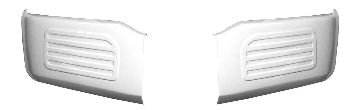 2018-2020 F150 Front Bumper Cover (Side Sections) Chrome Delete Kit No Gloss White