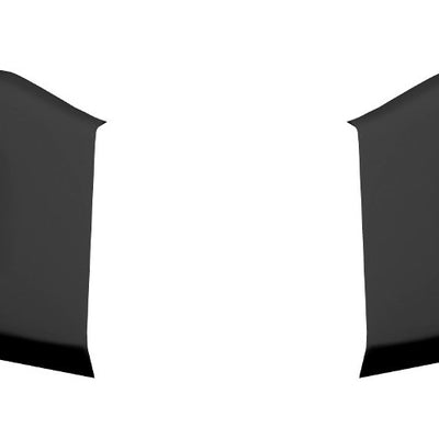 2018-2020 F150 Front Bumper Cover (Side Sections) Chrome Delete Kit Yes Matte Black