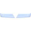 2021-2023 F150 Rear Bumper Covers - BumperShellz Chrome Delete Kit Yes (2 Sensors) Gloss White