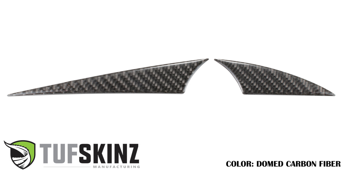 3 Gauge Cluster Accent Trim Fits 2015-2018 Ford Focus RS Left Hand Drive Real Carbon Fiber(Domed)