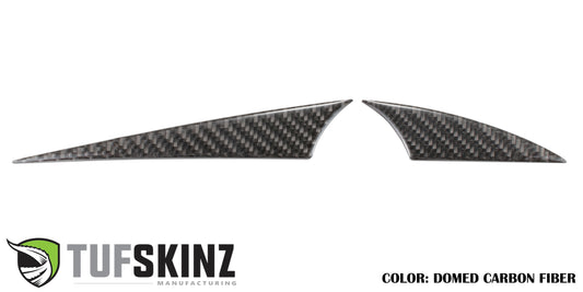 3 Gauge Cluster Accent Trim Fits 2015-2018 Ford Focus RS Left Hand Drive Real Carbon Fiber(Domed)