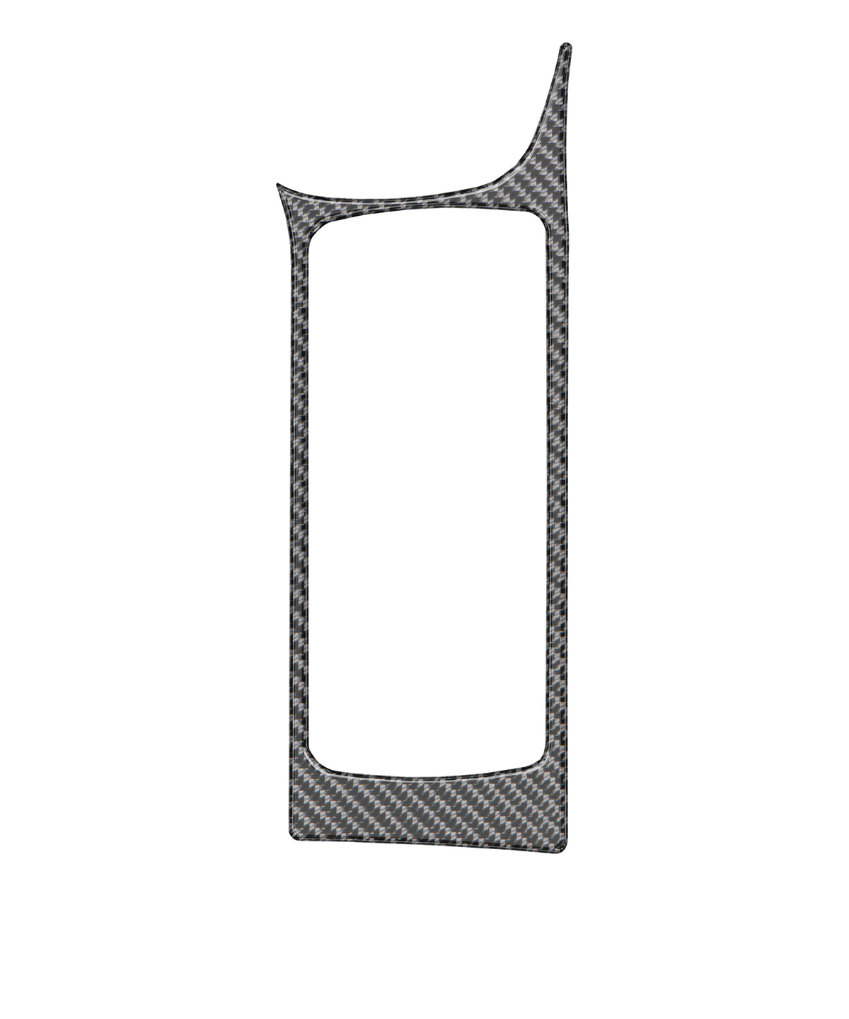 Center Console Accent Trim Fits 2015-2018 Ford Focus Left Hand Drive Real Carbon Fiber(Domed)
