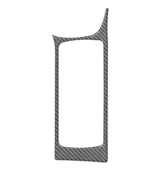 Center Console Accent Trim Fits 2015-2018 Ford Focus Left Hand Drive Real Carbon Fiber(Domed)