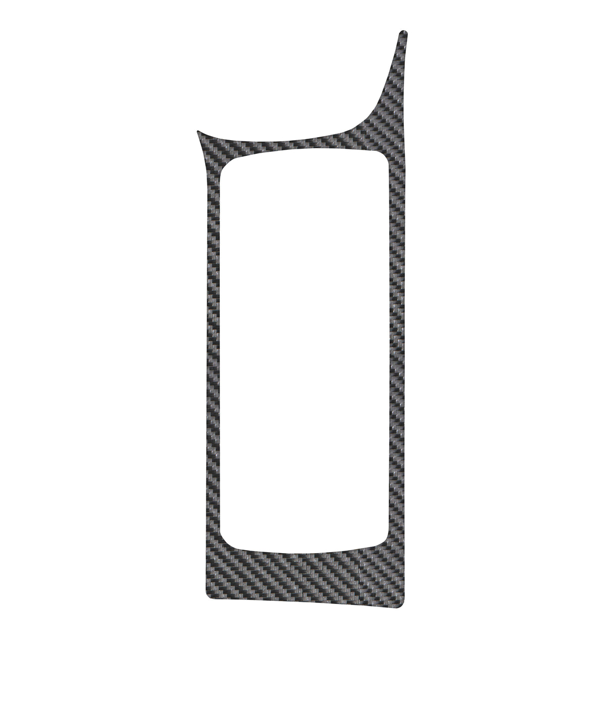 Center Console Accent Trim Fits 2015-2018 Ford Focus Left Hand Drive Real Carbon Fiber(Raw)