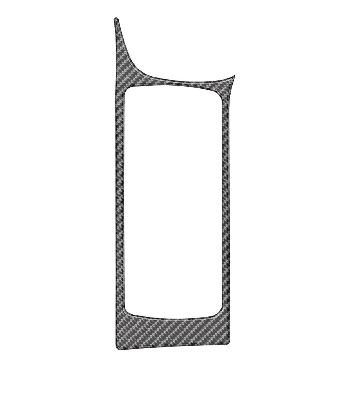 (RHD)Center Console Accent Trim Fits 2015-2018 Ford Focus Right Hand Drive Real Carbon Fiber(Domed)