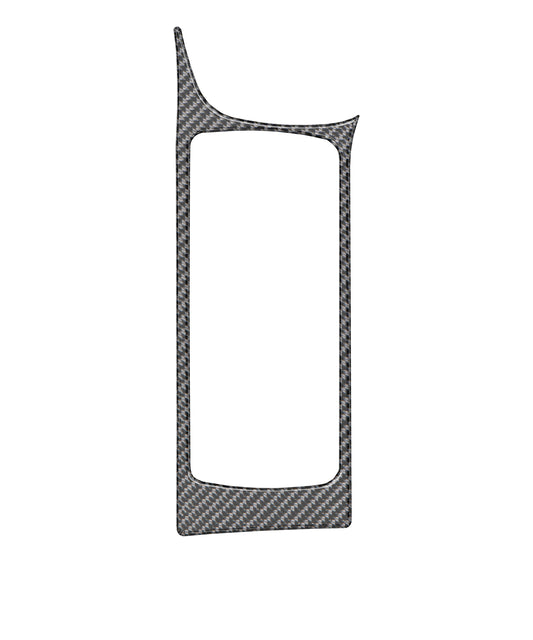 (RHD)Center Console Accent Trim Fits 2015-2018 Ford Focus Right Hand Drive Real Carbon Fiber(Domed)