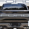"FORD" Raptor Tailgate Lettering Overlays Fits 2015-2018 Ford F-150 2015-2018 Brushed Silver