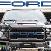 "FORD" Raptor Grill Lettering Overlays Fits 2015-2020 Ford F-150 *OE Color - Performance Blue