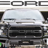"FORD" Raptor Grill Lettering Overlays Fits 2015-2020 Ford F-150 Real Carbon Fiber(Raw)