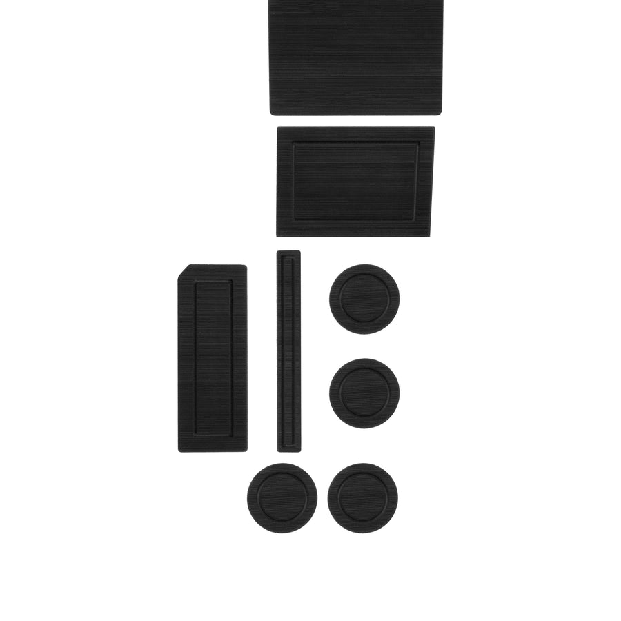 40/Console/40 Seats with Steering Column Shifter w/Center Dash Speaker Cup Holder inserts Fits 2017-2020 Ford F-150 Bucket Seats with Steering Column Shifter With Center Dash Speaker Black/Black