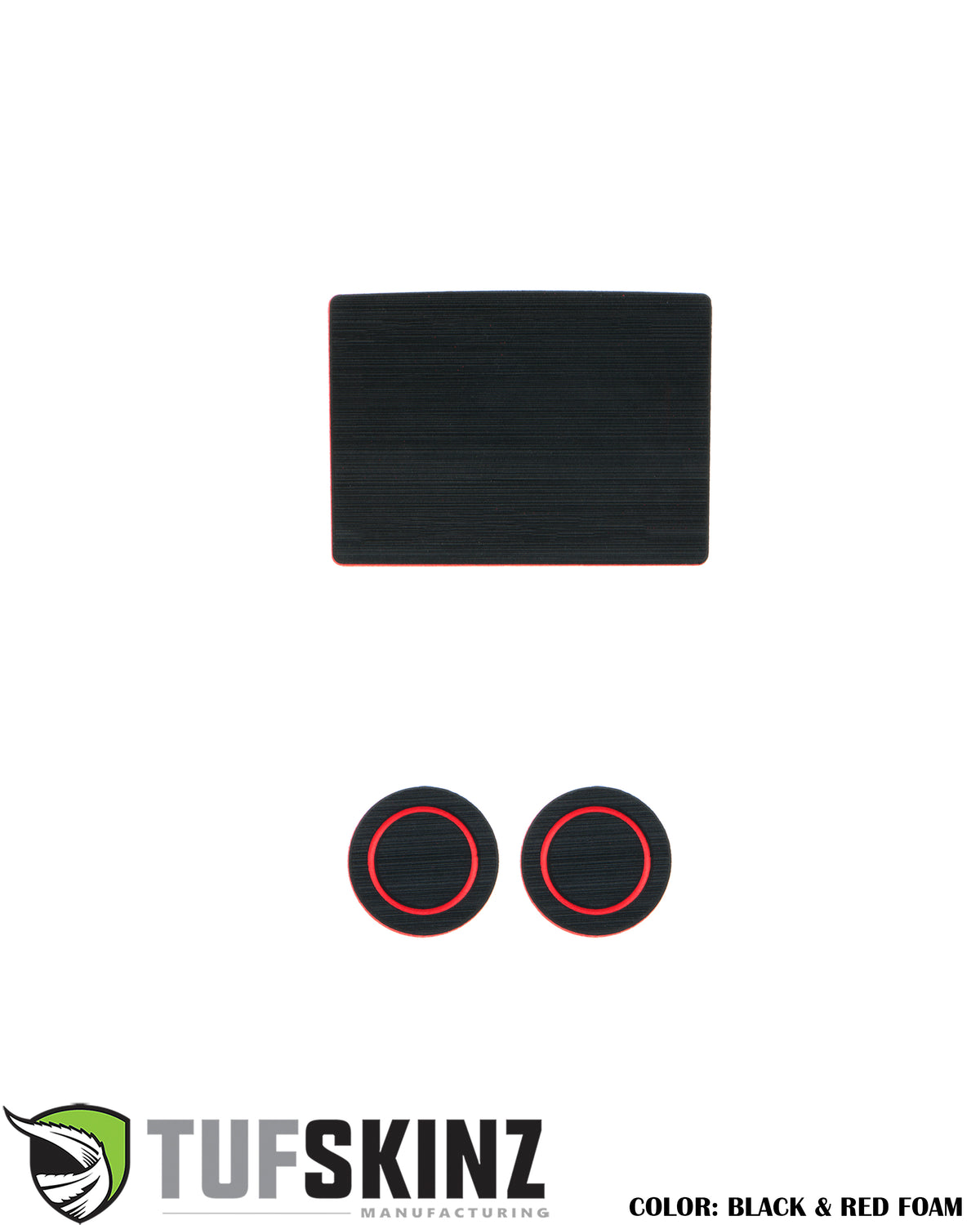 40/20/40 Split Seats with Center Dash Speaker Cup Holder inserts Fits 2017-2020 Ford F-150 Bench Seats With Center Dash Speaker Black/Red