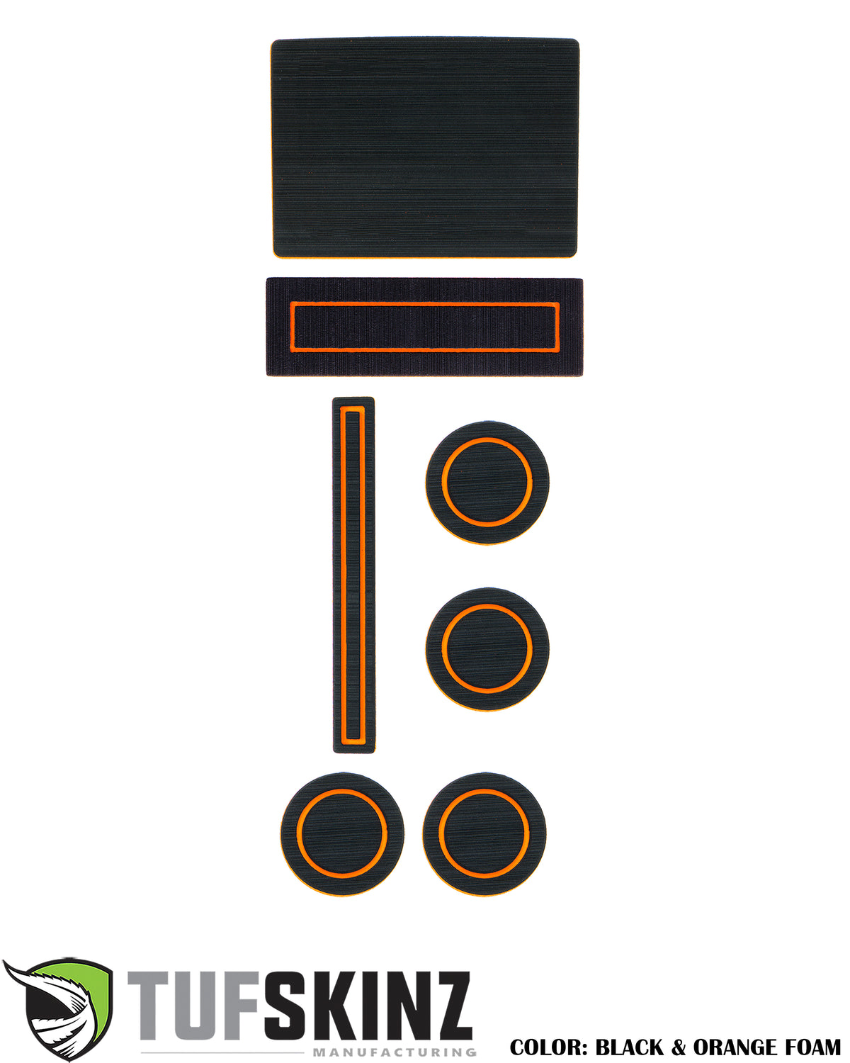 40/Console/40 Seats Console Shifter w/Center dash speaker Inserts Fits 2015-2016 Ford F-150 Console Shifter Yes Black/Orange