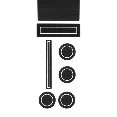 40/Console/40 Seats Console Shifter w/Center dash speaker Inserts Fits 2015-2016 Ford F-150 Console Shifter Yes Black/White