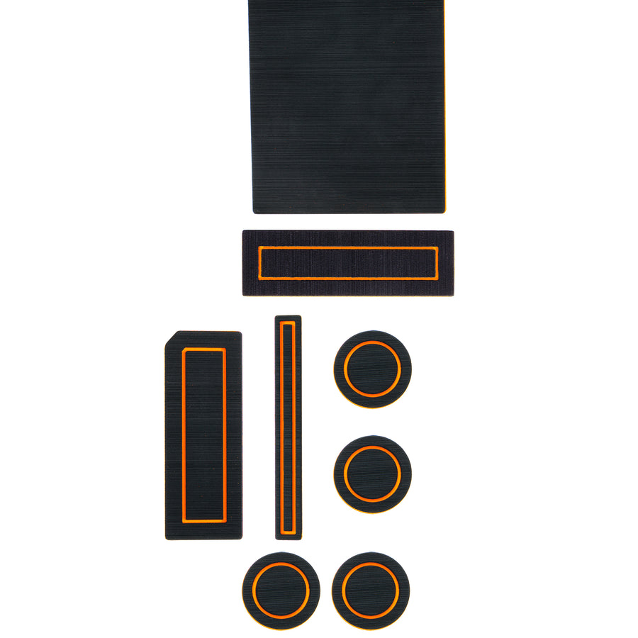 40/Console/40 Seats Steering Column Shifter w/o Center dash speaker Inserts Fits 2015-2016 Ford F-150 Steering Column Shifter No Black/Orange