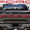 "FORD" Raptor Tailgate Overlays Fits 2019-2020 Ford F-150 2019-2020 Matte Red