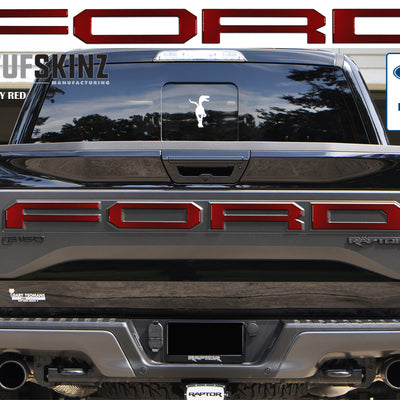 "FORD" Raptor Tailgate Overlays Fits 2019-2020 Ford F-150 2019-2020 *OE - Ruby Red