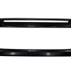 Close-up of BumperShellz overlay in Attitude/Midnight Black Metallic (Color Code: 218), designed for Toyota Tundra grille surround and hood bulge
