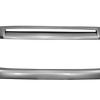 Close-up of BumperShellz overlay in Silver Sky Metallic (Color Code: 1D6), designed for Toyota Tundra grille surround and hood bulge
