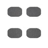 Door Handle Protector Inserts Fits 2019-2022 Jeep Gladiator Real Carbon Fiber(Domed)