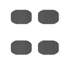 Door Handle Protector Inserts Fits 2019-2022 Jeep Gladiator Real Carbon Fiber(Raw)