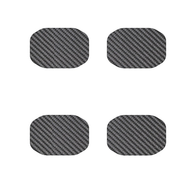 Door Handle Protector Inserts Fits 2019-2022 Jeep Gladiator Real Carbon Fiber(Raw)