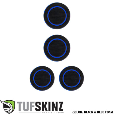 Interior Foam Inserts Fits 2007-2018 Jeep Wrangler JK Black/Blue