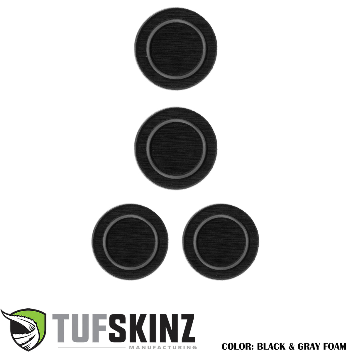 Interior Foam Inserts Fits 2007-2018 Jeep Wrangler JK Black/Gray