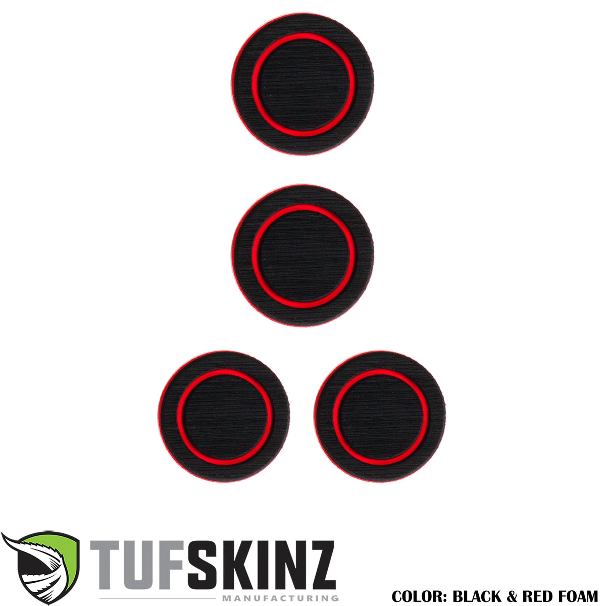 Interior Foam Inserts Fits 2007-2018 Jeep Wrangler JK Black/Red
