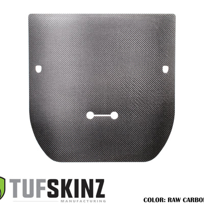 Hood Accent Trim Fits 2013-2018 Jeep Wrangler JK Real Carbon Fiber(Raw)