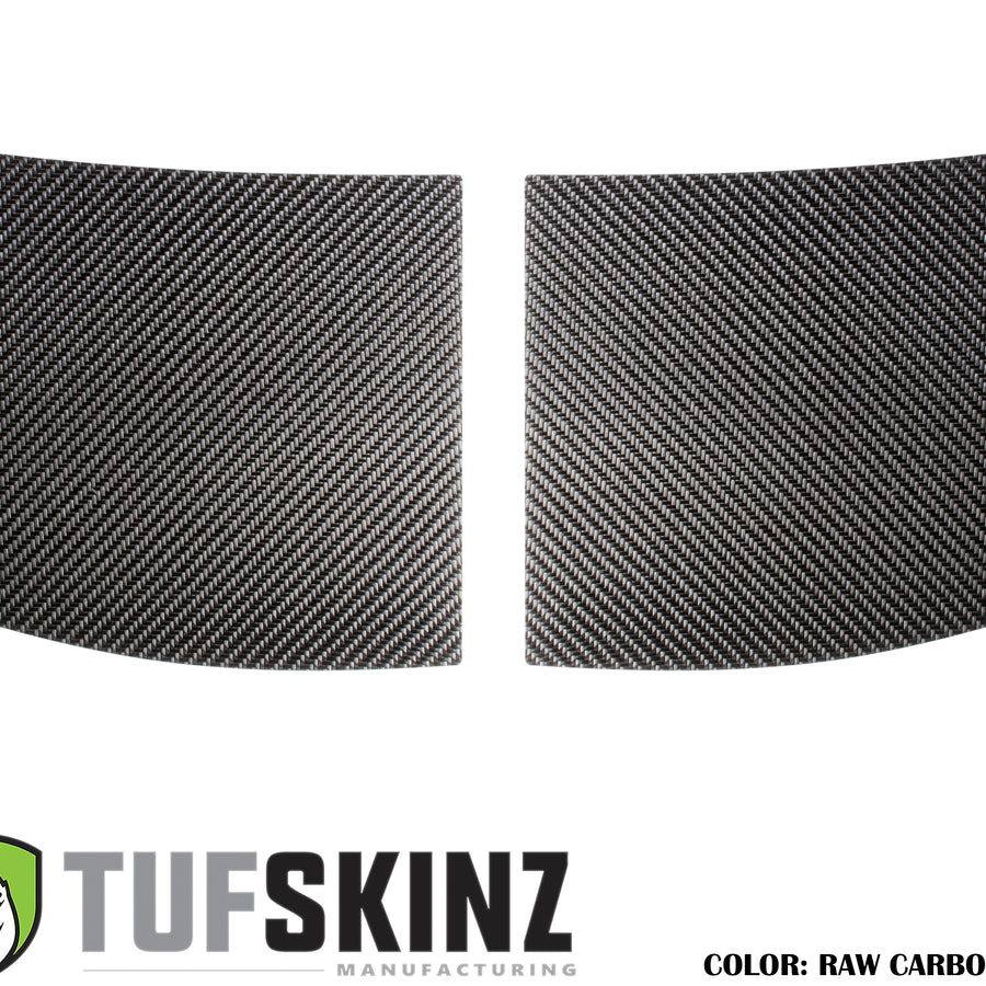 Cowl Accent Trim Fits 2007-2018 Jeep Wrangler JK Real Carbon Fiber(Raw)