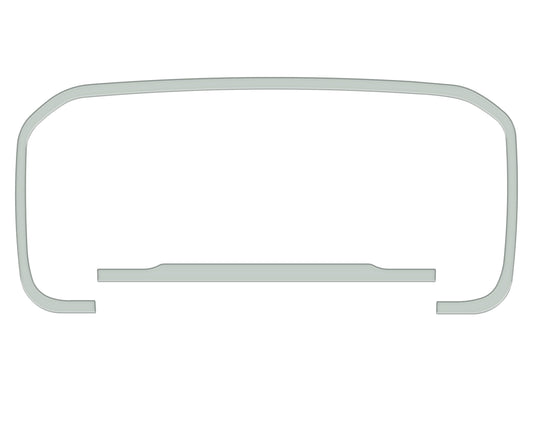 Dashboard Accent Trim Fits 2022-2022 Ford Maverick *OE COlor - Cactus Gray