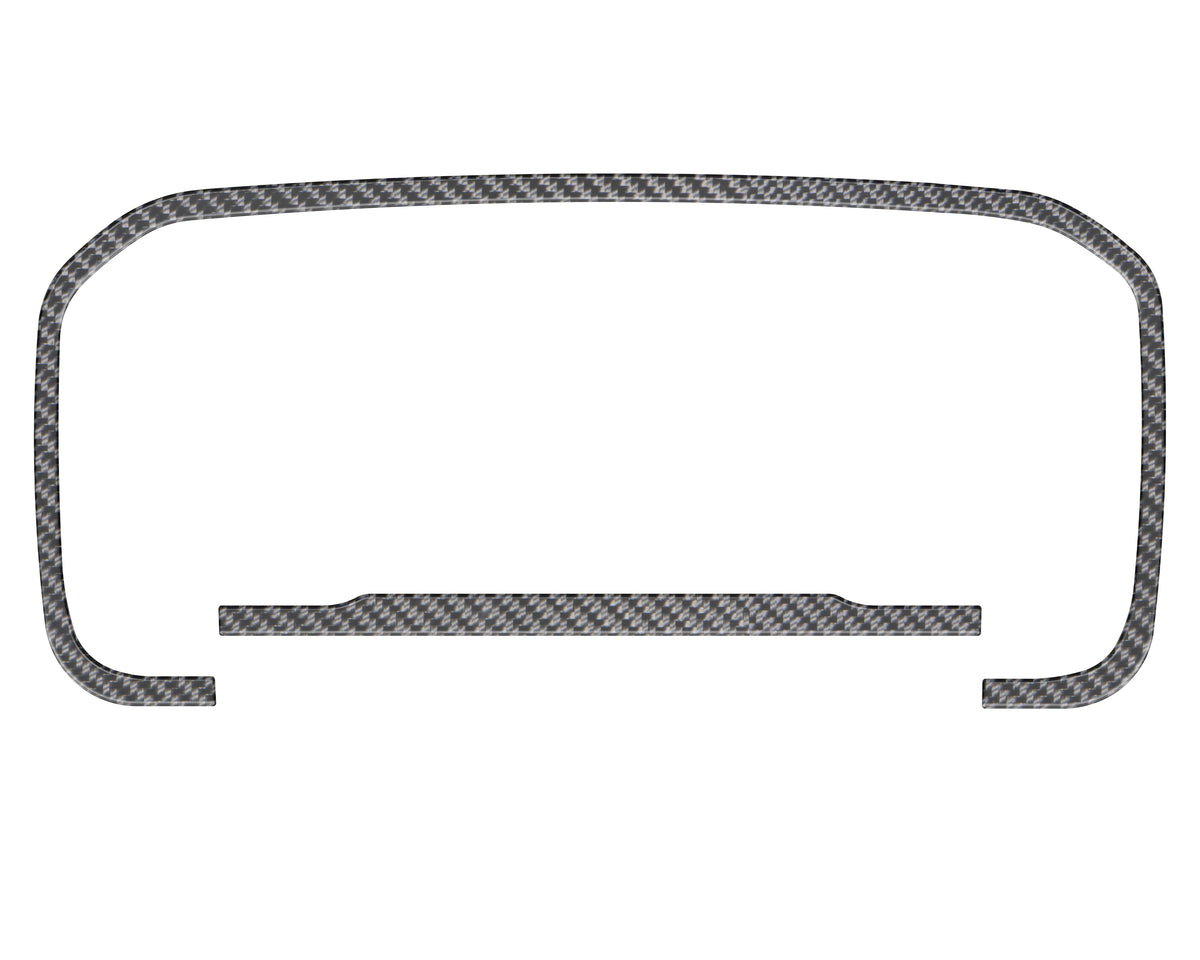 Dashboard Accent Trim Fits 2022-2022 Ford Maverick Real Carbon Fiber(Domed)