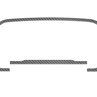Dashboard Accent Trim Fits 2022-2022 Ford Maverick Real Carbon Fiber(Domed)