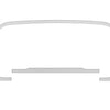 Dashboard Accent Trim Fits 2022-2022 Ford Maverick *OE Color - Iconic Silver