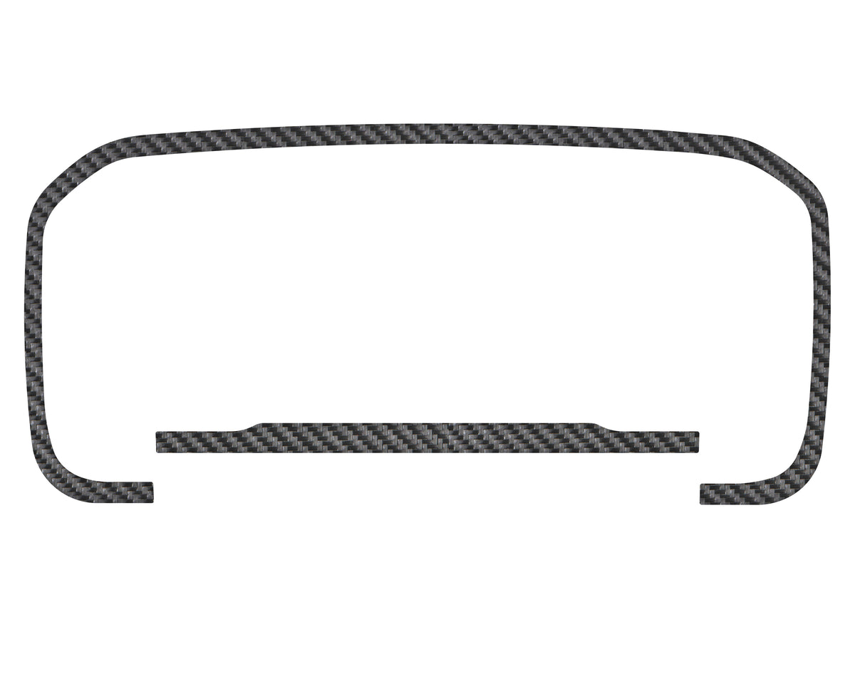 Dashboard Accent Trim Fits 2022-2022 Ford Maverick Real Carbon Fiber(Raw)