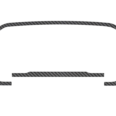 Dashboard Accent Trim Fits 2022-2022 Ford Maverick Real Carbon Fiber(Raw)