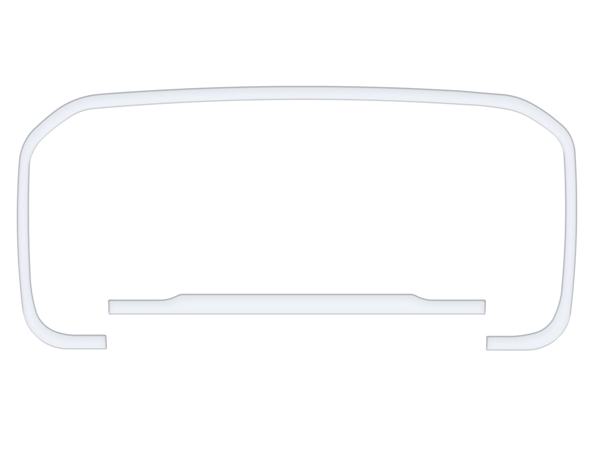 Dashboard Accent Trim Fits 2022-2022 Ford Maverick Gloss White