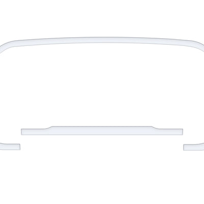 Dashboard Accent Trim Fits 2022-2022 Ford Maverick Gloss White