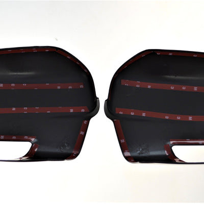 2013-2018 Ram 1500 W/SIGNAL FULL COVER Gloss Black Mirror Cover Chrome Delete Kit