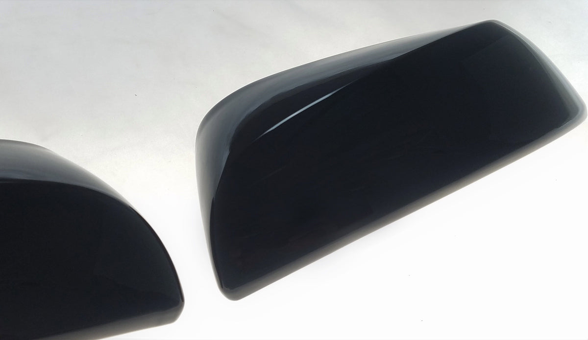 2016-2023 Toyota Tacoma NO SIGNAL TOP COVER Gloss Black Mirror Cover Chrome Delete Kit