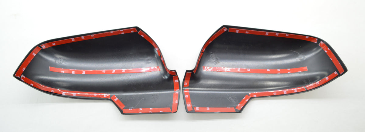 2019-2020 Ram 1500 Non-Tow Style (Not for Classic) WITH SIGNAL Black Mirror Cover Chrome Delete Kit