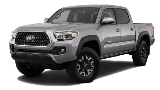 2016-2023 Toyota Tacoma W/Signal REPLACEMENT Gloss Black Mirror Cover Chrome Delete Kit