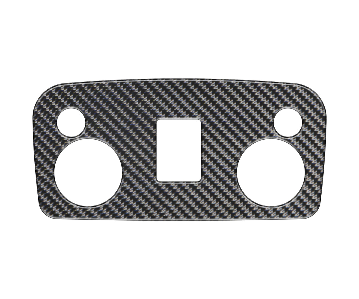 Overhead Switch Accent Trim Fits 2015-2022 Ford Mustang Real Carbon Fiber(Domed)