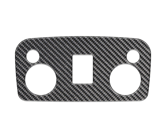 Overhead Switch Accent Trim Fits 2015-2022 Ford Mustang Real Carbon Fiber(Domed)