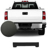 Ecoological's trailer hithc guard for the 2014-2018 Chevy Silverado and GMC Sierra installed on a Silverado in Matte Black