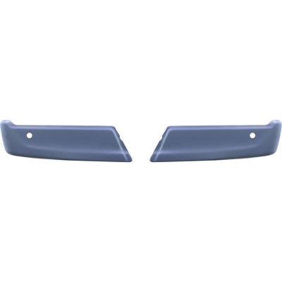 Paintable ABS 2021-2023 F150 Rear Bumper Covers with 2 parking sensor holes cut out